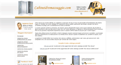 Desktop Screenshot of cabineidromassaggio.com