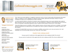Tablet Screenshot of cabineidromassaggio.com